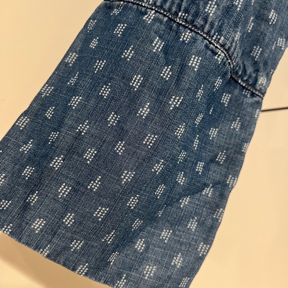 Anthropology Cloth & Stone Denim Chambray Blouse - Picture 2 of 6